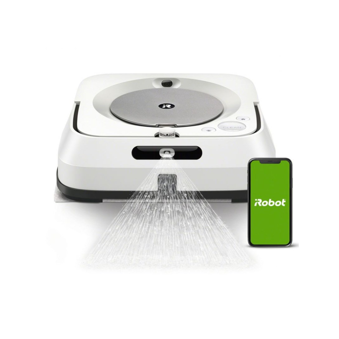 iRobot Braava jet M6 m6134 Felmosó Robot 0,45L - Fehér (M6134)-0