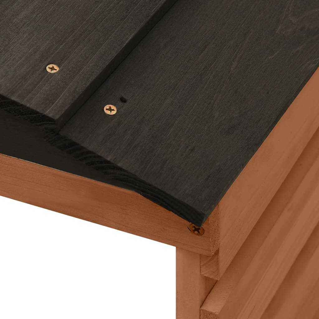 vidaXL Firwood Robotic Lawn Mower Lawnmower Black and Brown/Black and White-3