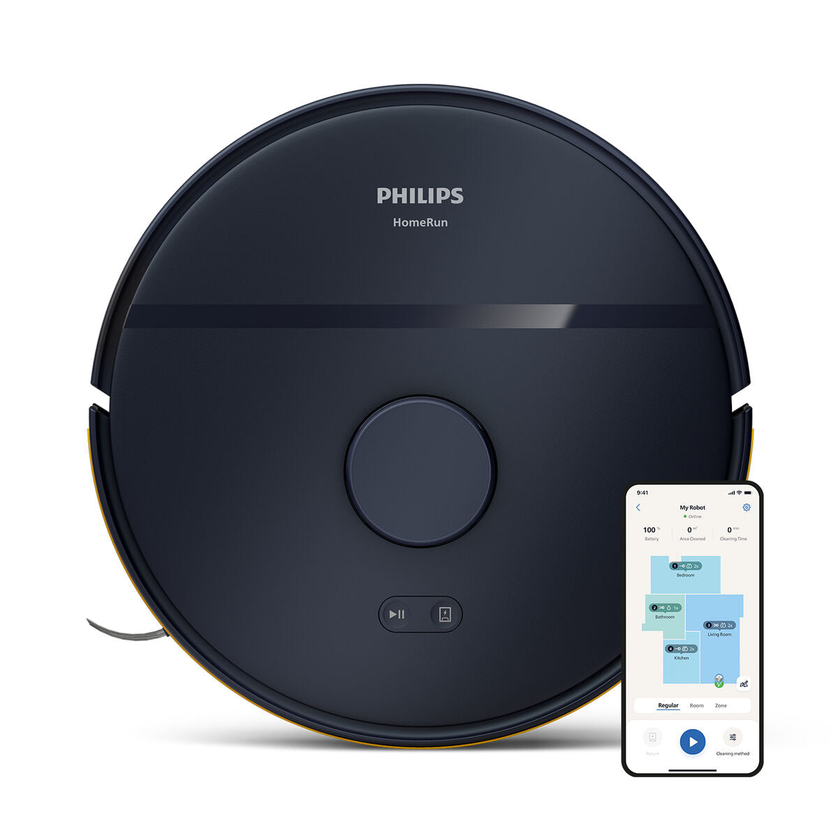 Robot Vacuum Cleaner Philips 2600 mAh-3
