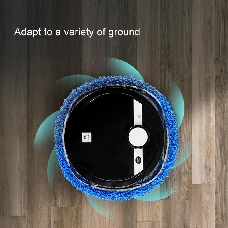 Smart All-in-one Robotic Sweeper and Mop - White-4